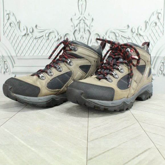 Wenger Tan Leather Lace Up Out Dry Hiking Boots Size 8 - Picture 2 of 9